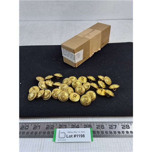 (30) Seaforth Highlanders Brass Uniform Buttons