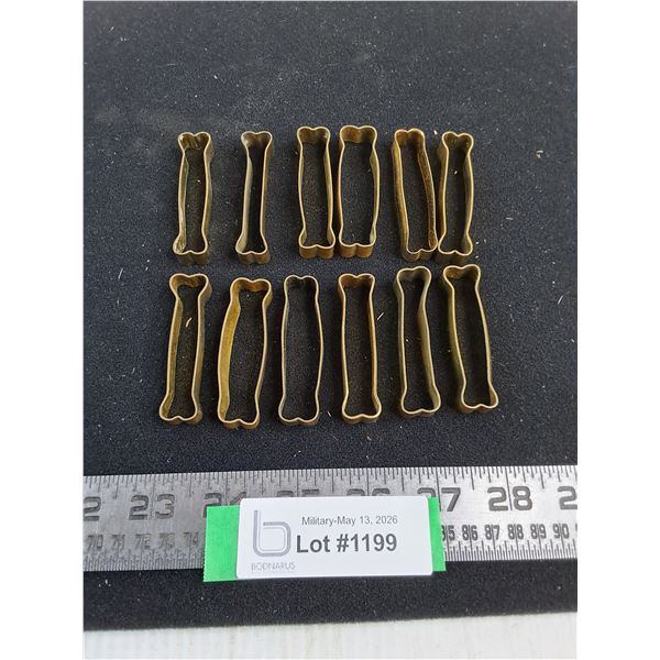 (12) WW2 Canadian Army Brass Belt Sliders (P37 Type)