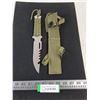 Image 1 : Fixed 5.5" Blade Survival Knife & Scabbard