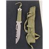 Image 2 : Fixed 5.5" Blade Survival Knife & Scabbard
