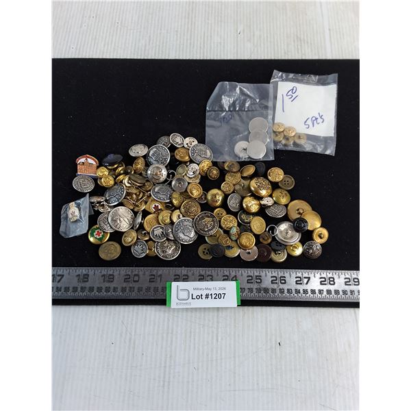 Miscellaneous Military Buttons & Pins