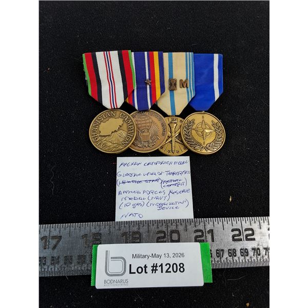 (4) US Military Medals - Note Specifies