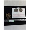 Image 1 : (9) Hessian Soldier Revolutionary War Buttons & History Note - Possibly Reproductions