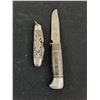 Image 3 : (2) German Scout Knives (Fixed Blade 3" Forged Steel & Jack Knife)