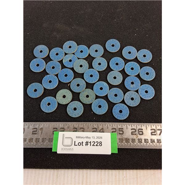 (33) Canadian Meat Ration Tokens