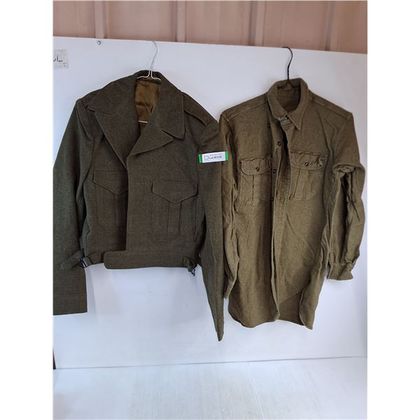 * 1955 Royal Canadian Army Cadet Jacket & Shirt - Sizes Pictured