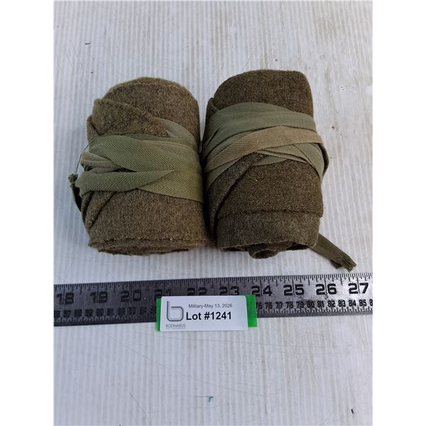 (2) WW2 Canadian Army Putties
