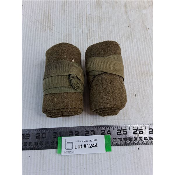 (2) WW2 Canadian Army Putties