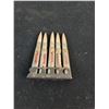 Image 2 : (5) Lee Enfield Practice Rounds & Clip from WW1