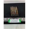Image 1 : (5) Lee Enfield Practice Rounds & Clip from WW1