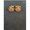 Image 8 : (5) Assorted Cap Badges, Cuff Links