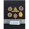 Image 1 : (6) Assorted Cap Badges - Missing Lugs