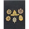Image 2 : (6) Assorted Cap Badges - Missing Lugs