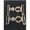 Image 2 : (2) Royal Canadian Service Corp Brass Dress Belt Buckles