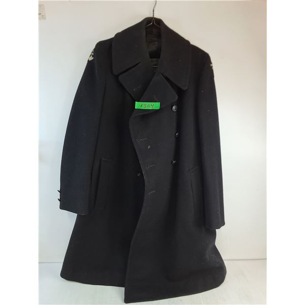 * Royal Canadian Sea Cadets Overcoat - Approx Youth Medium
