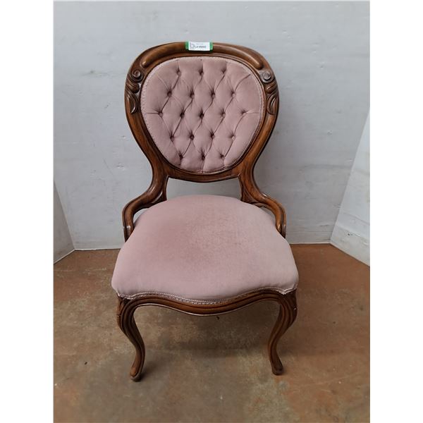 * Vintage "Victorian Style" Balloon-Back Chair - 35" High Back - Cannot Ship
