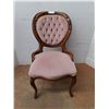 Image 1 : * Vintage "Victorian Style" Balloon-Back Chair - 35" High Back - Cannot Ship