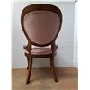 Image 2 : * Vintage "Victorian Style" Balloon-Back Chair - 35" High Back - Cannot Ship