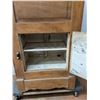 Image 3 : * Vintage Wooden Ice Box - 25x17x37" - Cannot Ship, Dolly Not Included