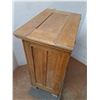 Image 6 : * Vintage Wooden Ice Box - 25x17x37" - Cannot Ship, Dolly Not Included
