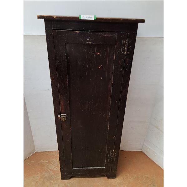 * Vintage Rustic Wooden Cupboard - 22x13x53" - Cannot Ship