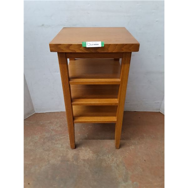 * Oak Office Side Shelf - 16x16x30" - Pickup Only