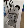 Image 4 : * Adler 250VAC Industrial Sewing Machine (Untested, 40x28x41") w/Partial Roll of Light Grey Cowhide