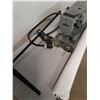 Image 5 : * Adler 250VAC Industrial Sewing Machine (Untested, 40x28x41") w/Partial Roll of Light Grey Cowhide