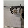 Image 6 : * Adler 250VAC Industrial Sewing Machine (Untested, 40x28x41") w/Partial Roll of Light Grey Cowhide
