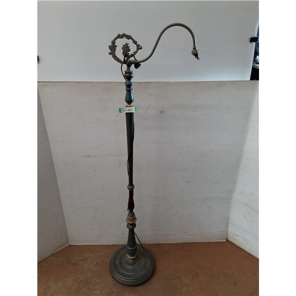# Vintage "Art Nouveau" Bridge Floor Lamp - 58" Tall - Cannot Ship