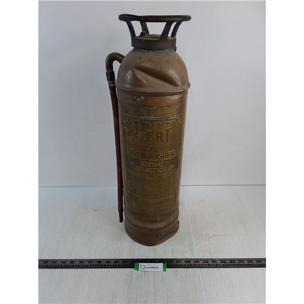 Vintage "American LaFrance Fire Engine Co" 2.5 Gallon Fire Extinguisher - 24" Tall - Cannot Ship