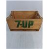 Image 2 : Vintage Wooden 7UP Crate - 20x12x10" - Pickup Only