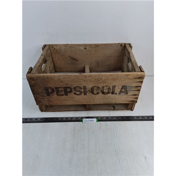 Vintage Wooden Pepsi-Cola Crate from Prince Albert - 20x12x10"