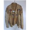 Image 1 : * Indigenous Styled Animal Skin Jacket - Approx Men's Large
