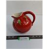 Image 1 : Vintage "Pantry Parade" Tomato Shaped Ceramic Pitcher