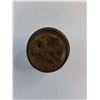 Image 2 : Antique Wooden Butter Stamp w/Floral Design