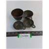 Image 1 : Set of 4 Antique Metal Measuring Cups
