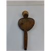 Image 2 : Antique Wooden Butter Paddle & Butter Stamp Depicting Grape Cluster