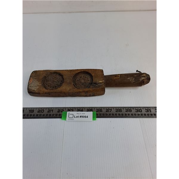 Antique Wooden Cookie Press