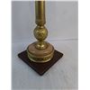 Image 4 : # Antique Victoria Brass Banquet Oil Lamp - Cannot Ship