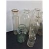 Image 2 : (11) Assorted Vintage Glass Bottles - Cannot Ship