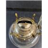 Image 2 : Antique "White Flame Light Co" Oil Lamp - 12.5" Tall - Cannot Ship