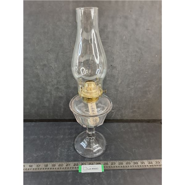 Antique Eagle Oil Lamp - 18" High - Cannot Ship