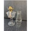 Image 3 : Antique Eagle Oil Lamp - 18" High - Cannot Ship