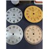 Image 5 : Assorted Vintage Containers & Tins, Clock Faces, Misc.