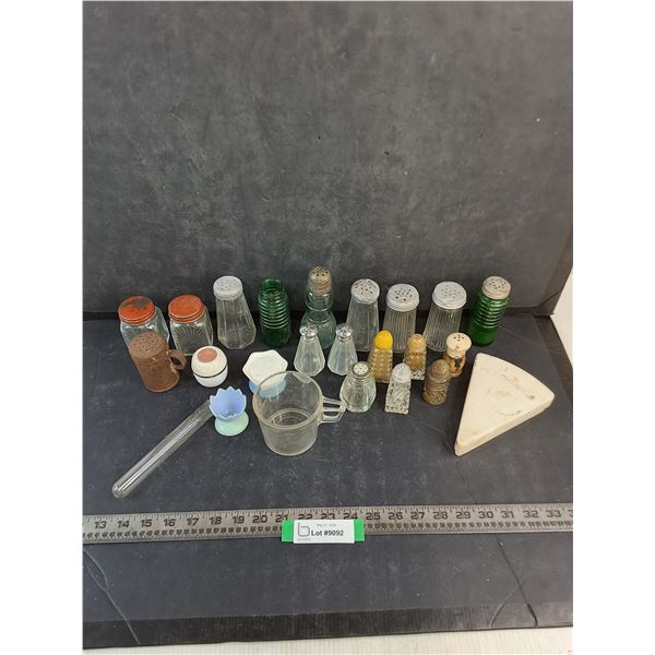 (24) Mostly Vintage Glass & Plastic Containers - Cannot Ship