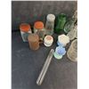 Image 2 : (24) Mostly Vintage Glass & Plastic Containers - Cannot Ship