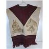 Image 2 : * Mejia Western Themed Animal Skin Poncho from Mexico - Approx Size Men's L/XL