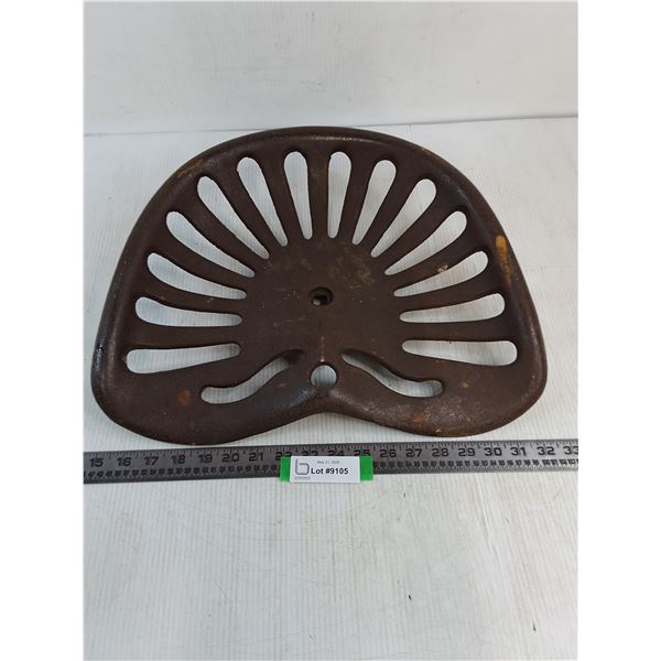 Antique M488 Cast Iron Tractor Seat