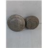 Image 4 : (3) Vintage Grease Hubcaps (Plymouth & Studebaker)
